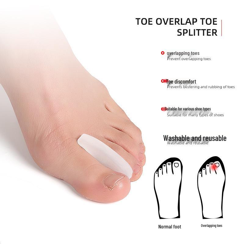 SEBS Big Toe Bunion Corrector and Hallux Valgus Straightener for Overlapping Toes