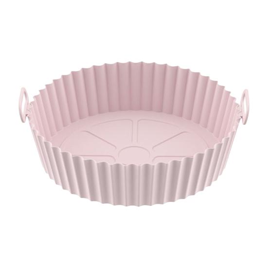 Yousheng Silicone Frying Liners Air Circulation Baking Tray Dual-sided Cooking Pan Grease-free Air Fryer Basket Kitchen Accessory