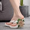 Übergröße 33-43 Plateausandalen Sommer High Heel Hausschuhe Lässige Strand-Flip-Flops Dicke Sohle Sandalen Party Abendschuhe