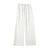 2026 Zomer Tencel Linnen Hoge Taille Wijde Pijp Kant Broek voor Dames
