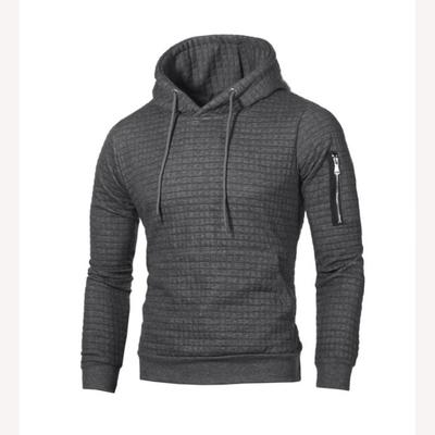 Men's Jacquard Hoodies Long Sleeved Hooded Sweatshirt Warm Color Hooded Sweatshirts