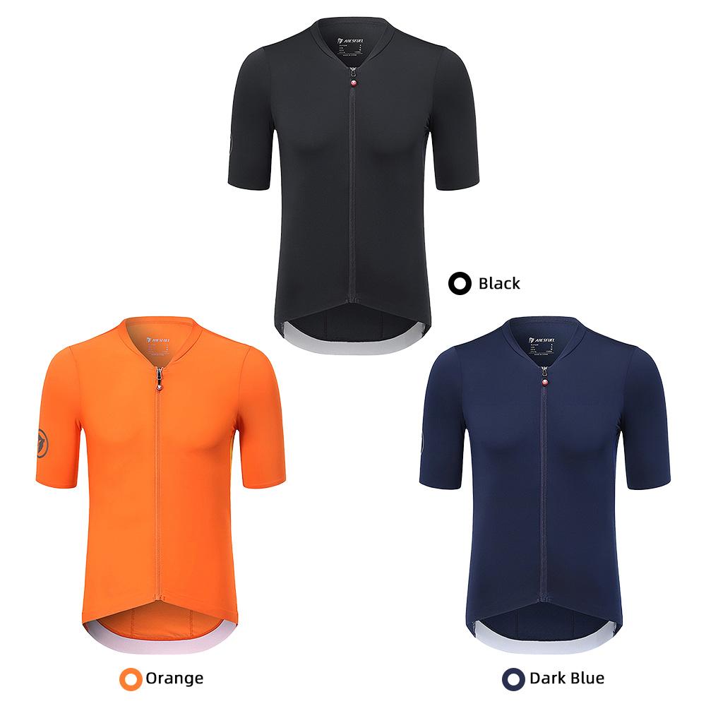Maillot de cyclisme pour homme Maillot de vélo de route Vêtements de vélo respirants à séchage rapide Tissu élastique réfléchissant