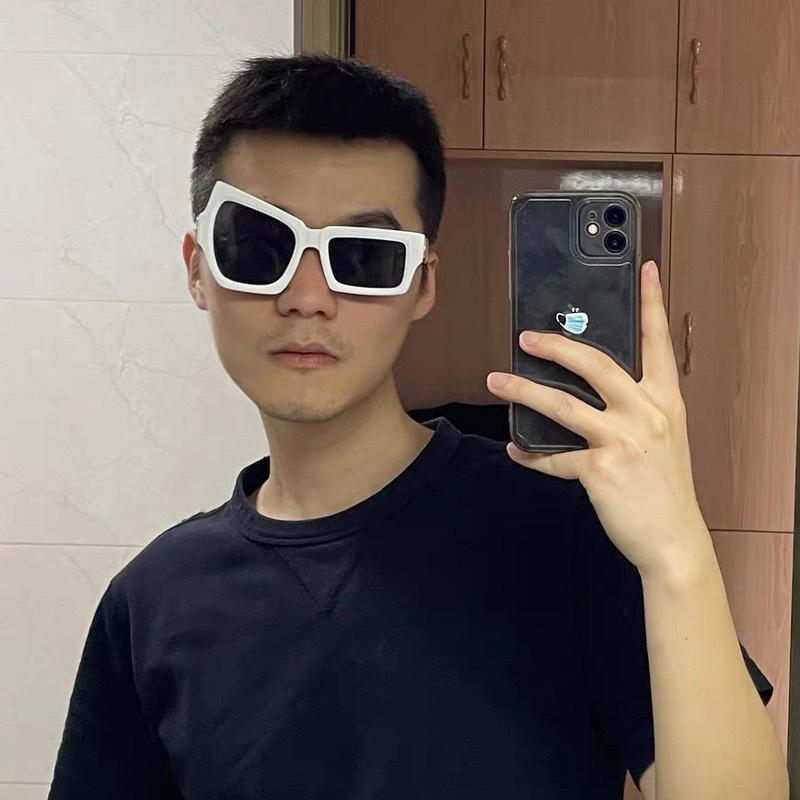 European and American Style Fashionable Eyebrow-Picking Sunglasses Fashionable Street Shooting All-Match Uv-Proof Sunglasses Party Funny Glasses