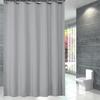 Rideau de douche étanche Peva Anti-moisissure Salle de bain Rideau uni Fenêtre ondulée Voile Maison Luxe Avec Crochets Pliage en S Lourd Douche Ondulée
