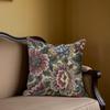 Woven Floral Tapestry Square Jacquard Pillow Cover For Sofa Office Waist Cushion Cover Home Decorative Pillowcase