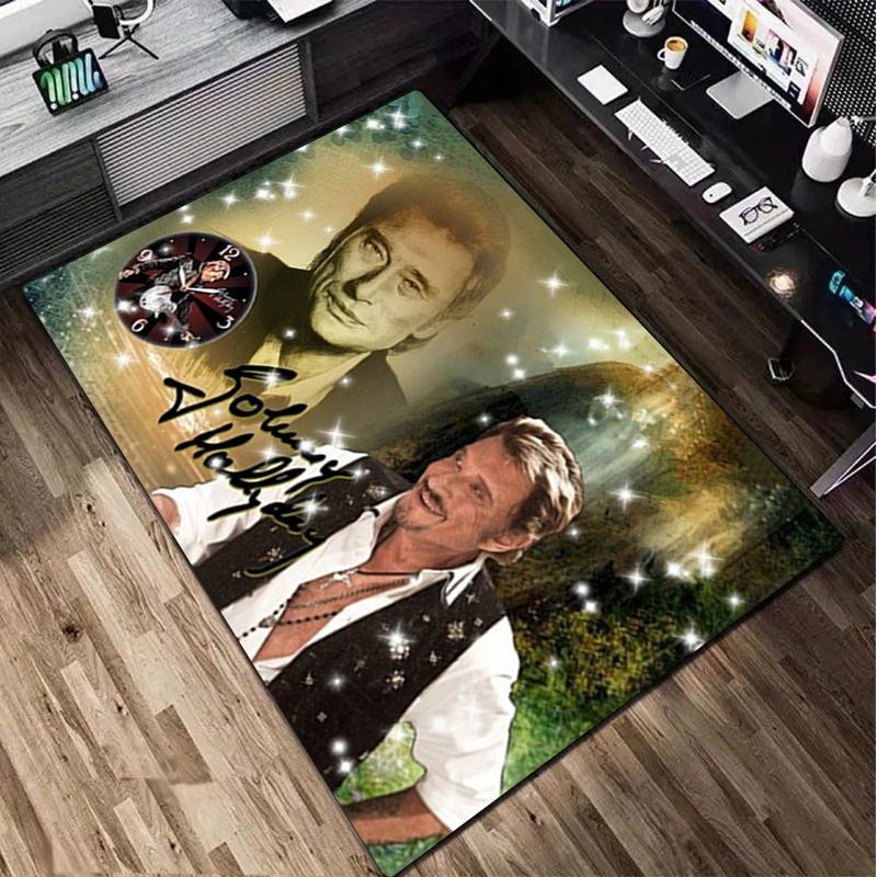 1Pc Johnny Print Rug - Home Decoration Carpet For Living Room Bedroom Flooring Computer Chair Area Rug