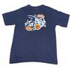 Vintage 90s City Hoop League T-Shirt Adult Size Medium Blue Basketball Tee