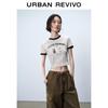 UR2026 Women's Casual Print Slim Fit T-shirt