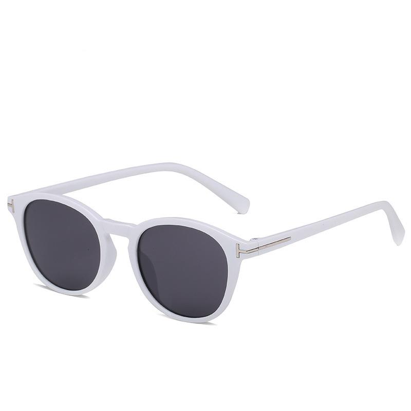 Nouvelles Lunettes de Soleil Rondes Vintage Femmes Hommes Marque Lunettes de Soleil Circulaires Féminines Lunettes Ovales Oculos De Sol pour Homme Femme Lunettes