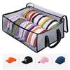 Collapsible Baseball Cap Storage Box Space Saver Closet Organizer Case Cap Storage Bag  Shoes