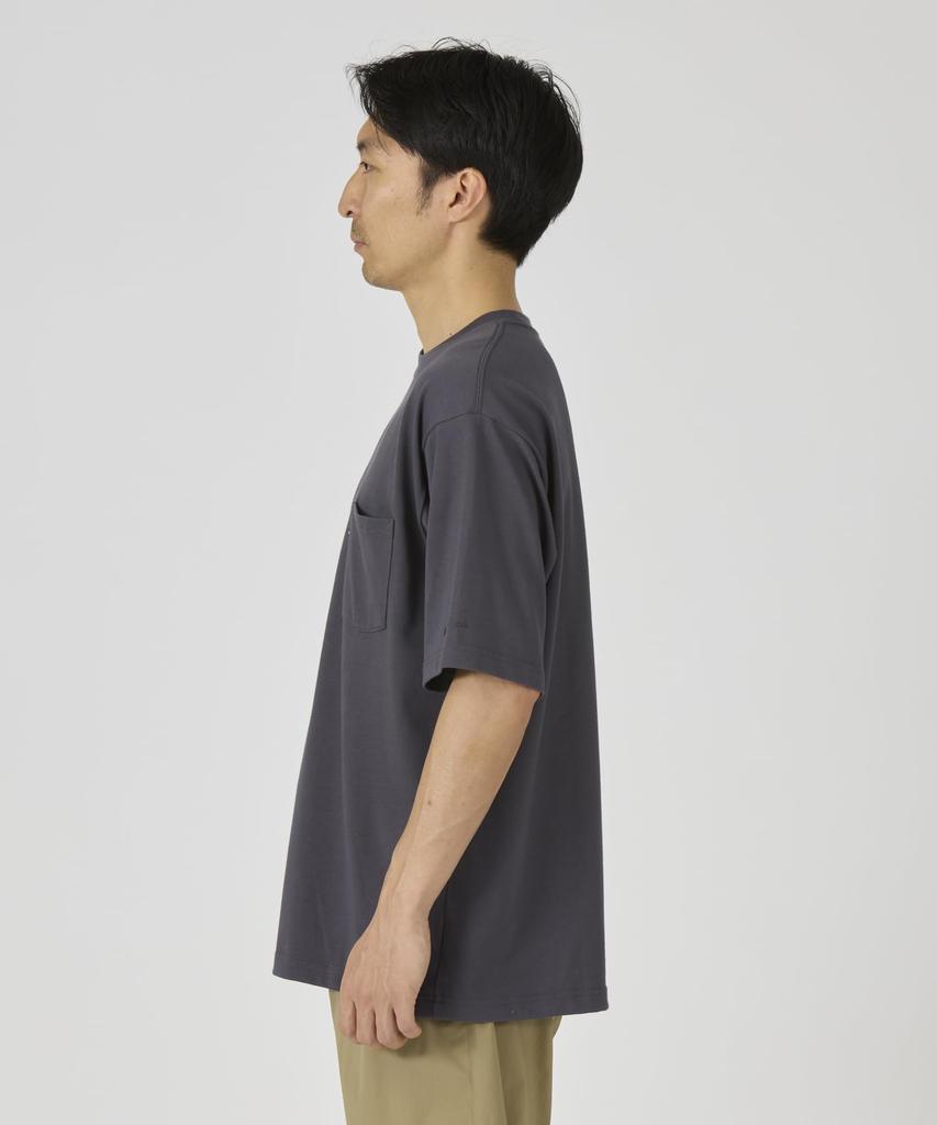 Snow Peak New Standard Pocket T-Shirt NSD-TS-25AU001, Men's/Women's, BLUE, M