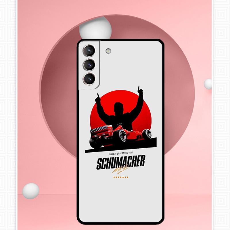 Schumacher Formula 1 F1 Cover For Samsung Galaxy S23 S24 Ultra S8 S9 S10 S22 Plus Note 10 20 Ultra S20 S21 FE Case
