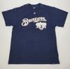 Majestic Milwaukee Brewers Youth Large K9 HANK #9 Baseball T-Shirt Fan Sports