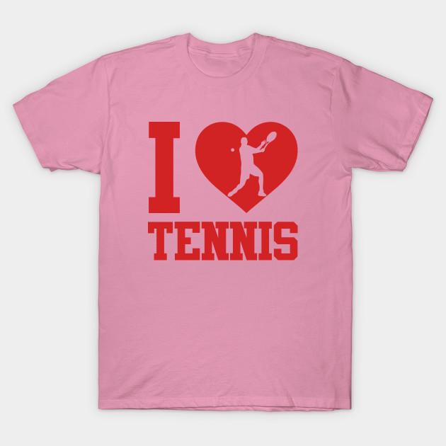 T Shirt Women I Love Tennis Harajuku Print Kawaii Tshirt Summer Short Sleeve Female T-Shirt Top Tee