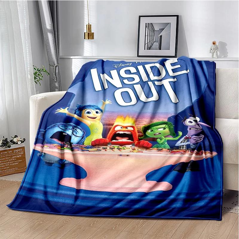 Nieuwe Cartoon Cadeau Inside Out Blij Verdrietig Zacht Dekentje, Zacht Plaid voor Huis Slaapkamer Bed Bank Picknick Reishoes Kind