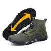 Men's and Women's Cycling Running Wild Shoes Outdoor Hiking Shoes High-top Off-road Flying Weaving Breathable Mountain Climbing Rock Climbing