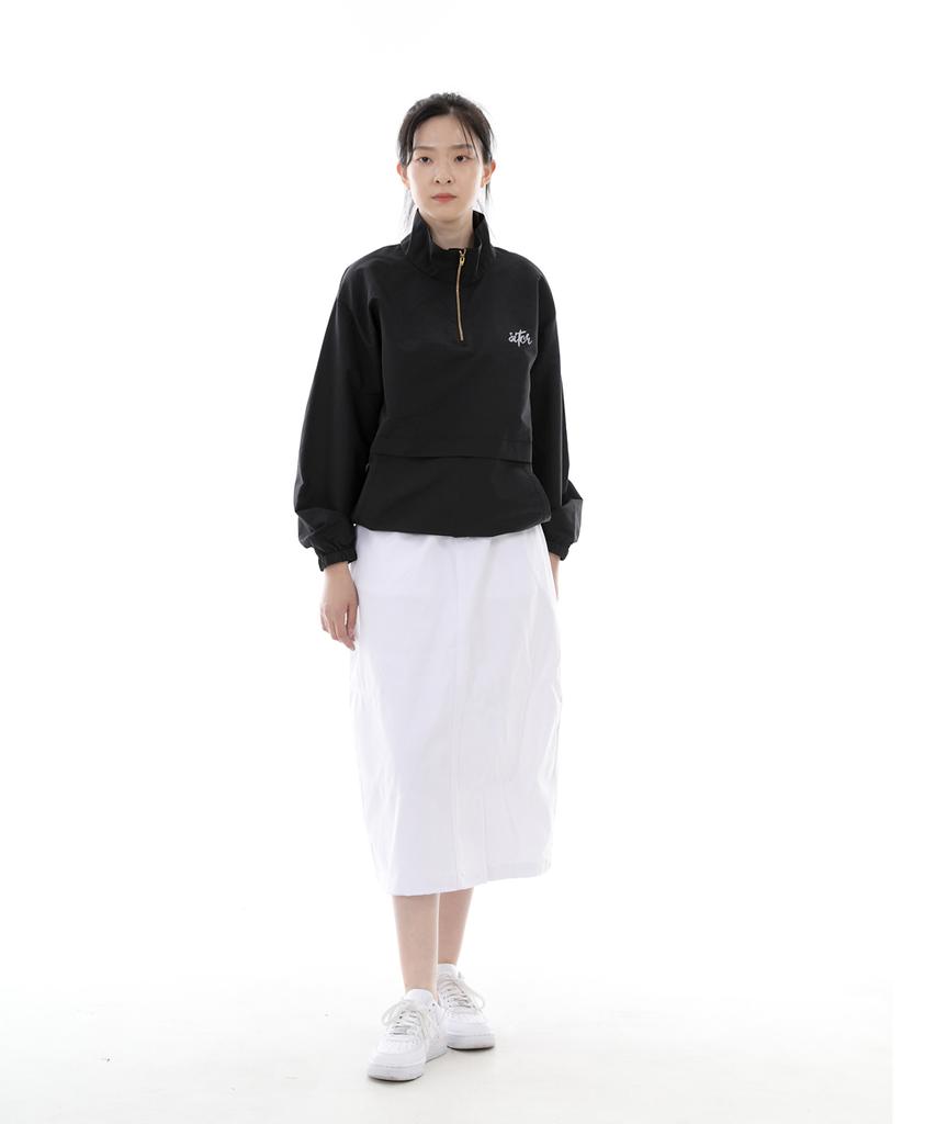 Seinteukeulu Wide Dome Half Band Long Skirt Wdh-1303 White