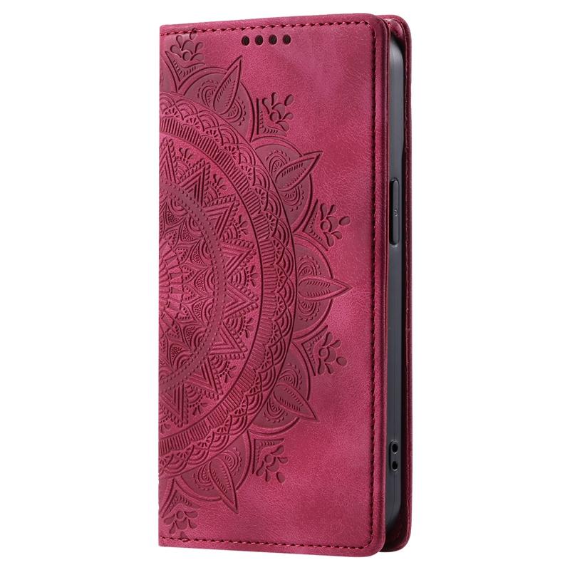 Magnetische Hülle für iPhone 16 Pro Max Hülle Mandala Leder Handyhülle für iPhone 16 Plus 16Pro Max 16ProMax 16+ Fundas Coque