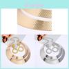 Vintage Style Metal Choker And Hoop Earrings With Electroplated Finish For Trendy Women