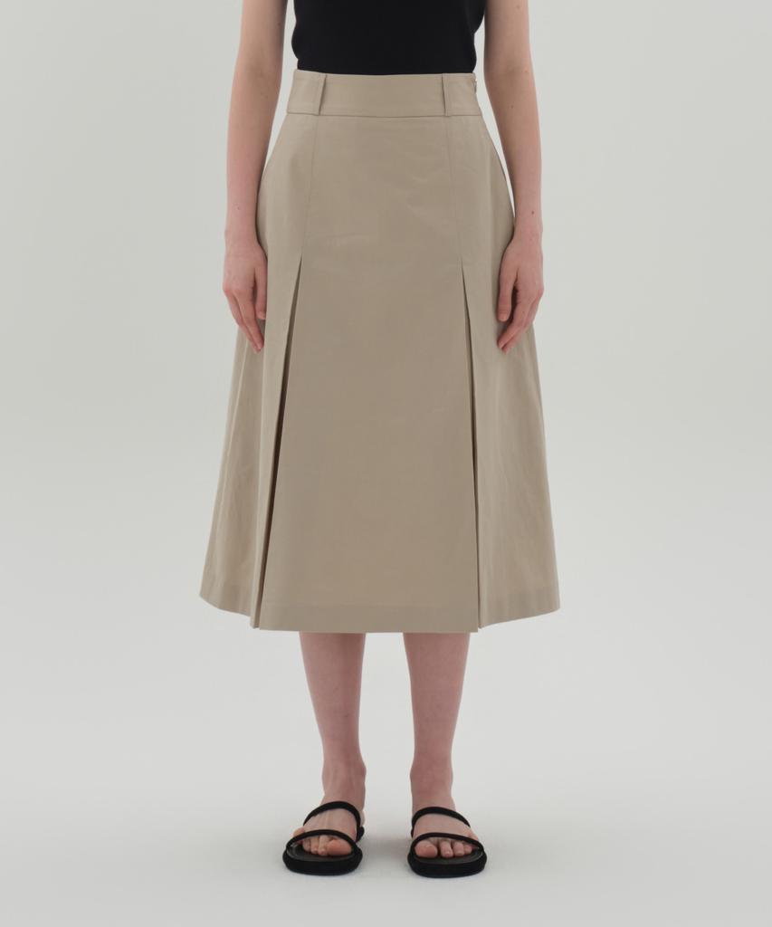 Jun By Jun K Le Cont Skirt_Ash Khaki