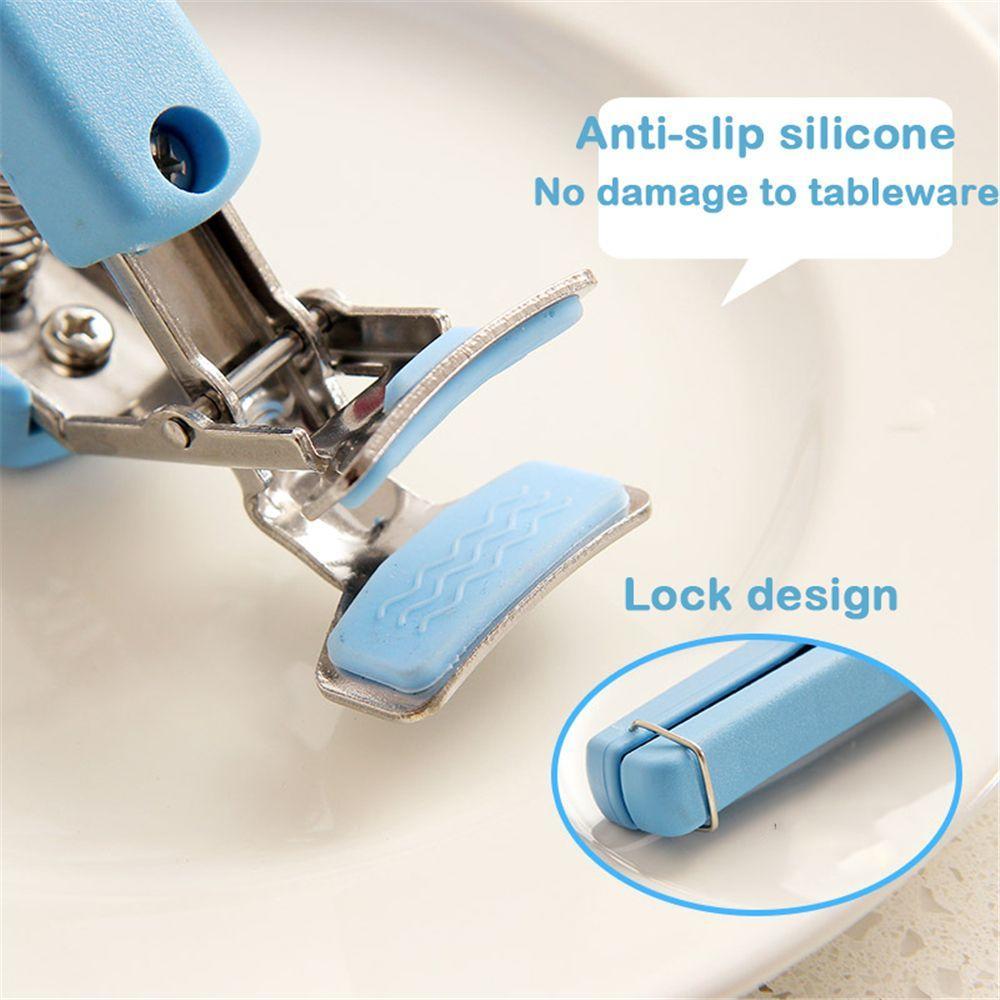 Steel Multifunctional Protect Tools Bowl Holder Anti-Scald Clip Dish Clamp Anti Slip Handle