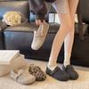 Design Sense Thick-soled Fluffy Shoes Women's New Winter Wear Lazy Versatile Velvet Warm All-inclusive