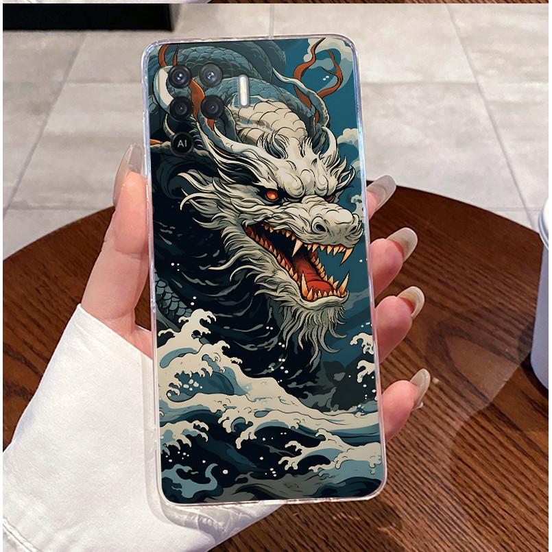 For Oppo A94 4G CPH2203 Case Luxury Cute Love Rabbit Transparent Casing For Oppo A94 Reno 5 Lite 5F Phone Case Back Cover Bumper