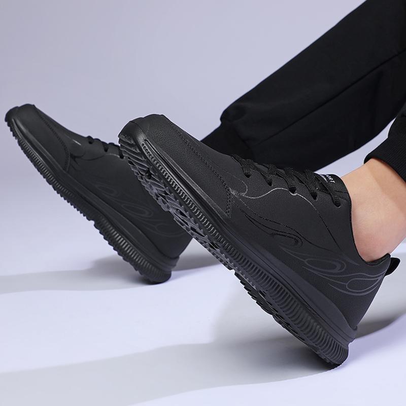 Spring/autumn Waterproof Anti -slip Sneakers Leather Surface Breathable Casual Extra Large Size Men's Shoes