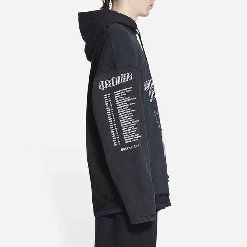 Balenciaga Upside Down Hoodie 698156TMVD11000