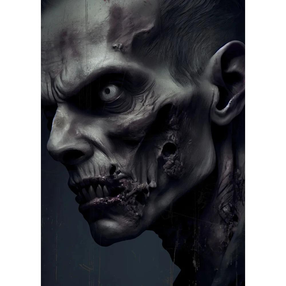 Vintage Skeleton Monster Spooky Posters Thriller Moody Gothic Ghost Prints Canvas Painting Wall Pictures Home Living Room Decor
