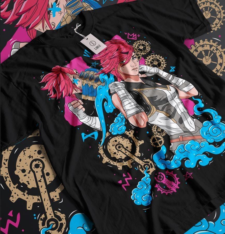 Tricou Jinx Arcane Anime Cartoon Japonez Tricou Grafic Jinx Arcane Toate Mărimile