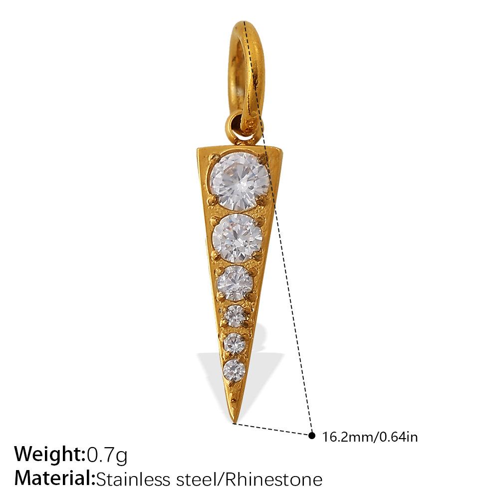 Fashion Vintage Bohemian Diy Love Flower Diamond Pendant Accessories Gold Plated Pendant