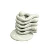 Ensemble de repose-cuillères en céramique forme Q Surface émaillée Support pour baguettes Plateau à œufs Décoration de table à manger