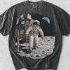 Apollo Moon Landing T-Shirt, Vintage Space Graphic (Unisex S-4XL)