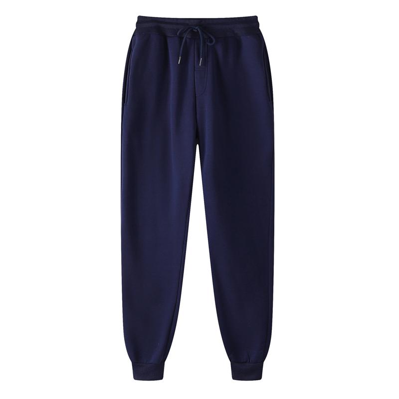 Men Women Long Pants Autumn and Winter Mens Casual Fleece Sweatpants Soft Sports Pants Jogging Pants S-4XL