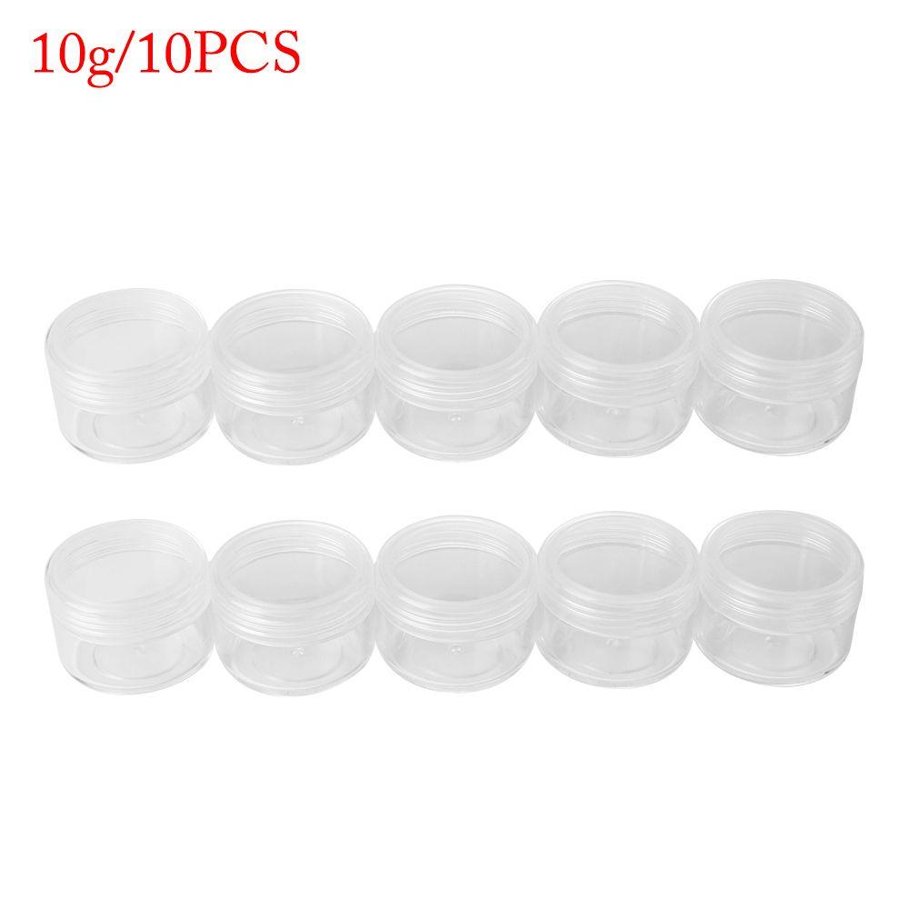 Emballage Réutilisable Pot Transparent Contenant Maquillage Pot Cosmétique Flacons Échantillons Boîtes de Rangement