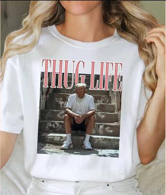 Donald Trump Thug Life Shirt, Trump 2024 Wahlshirt