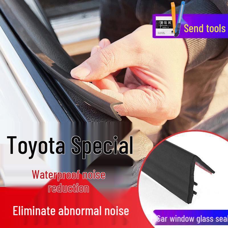 Toyota Highlander, RAV4, CHR, IZOA, Prado: Car Window Seal & Glass Clip Strip