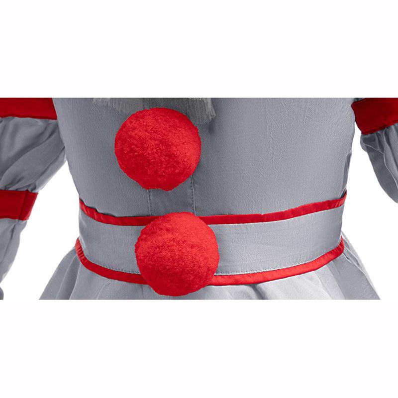 Fantasia Cosplay Joker Infantil Horror Manga Bufante Gola de Tule Calças Halloween Natal