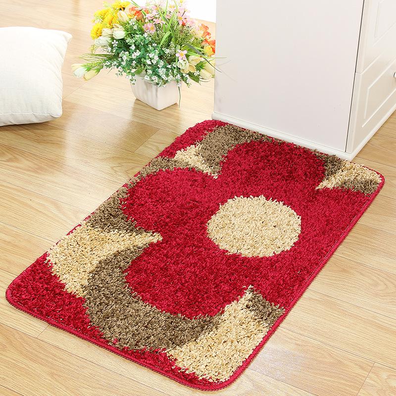 Floor Fine Rug Bent Yarn Entry Door Mat Bedroom Moisture-wicking Floor Mat Bathroom Slip-resistant Mat Durable Durable