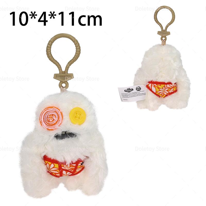 Original Fuggler Plush Keyrings Humorous Ugly Monster Lord Extended Ears Captain Cardiac Plush Collectible Backpack Pendant