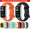 Bracelet en silicone Pour Huawei band 10 9 8 NFC bracelet de montre Pour Huawei band10 9 8 NFC accessoires de boîtier de bracelet Huawei band 9 Bracelet Sport