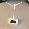 Solar-Powered DIY Plastic Windmill Model Kit - Handcrafted Ornaments and Gifts