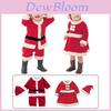 Ultra Soft Boys And Girls Santa Claus Christmas Dress Set Outfit For Kids