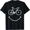 Funny Cycling Biking Bicycle Cyclist Bike Themed Smile Gift T-Shirt