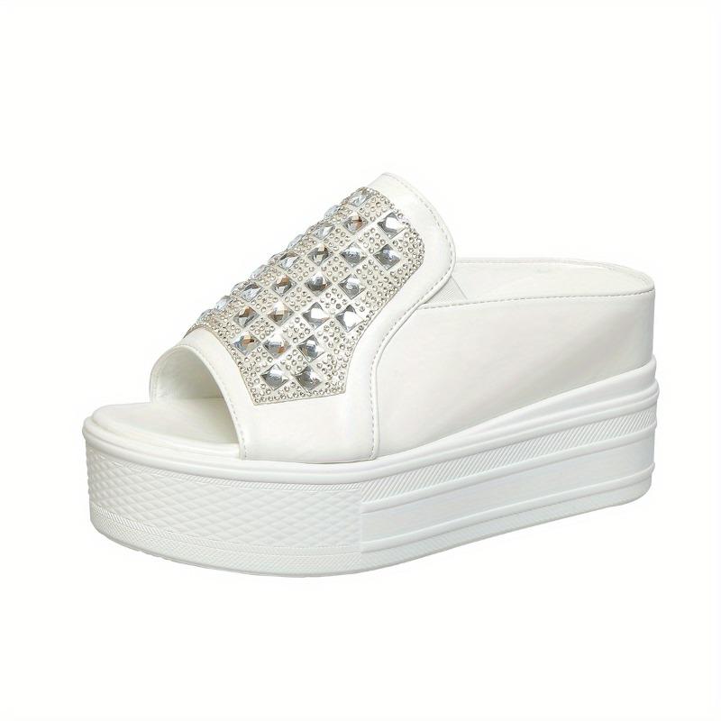 Women'S Summer Plus-Size Thick-Soled Slippers In Sizes 36-42.