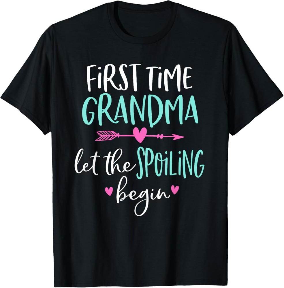 Första gången mormor Låt skämmeriet börja Ny Första gången T-shirt