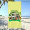 Culture B-Brazil Culture Series Towel Ultra-Fine Fiber Quick Drying Absorbent Towel, Beach Swimming Vacation Beach Towel
