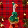 Yousheng Christmas Tree Goose Outfit Desk Goose Clothes Festive Goose Costume for 7'' Goose Statue Holiday Xmas Table Decoration