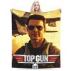 Top Gun-skylt Tom Cruise Jaktplan Flanellfiltar Vinter Varm Pläd för Barn Vuxen Sovrum Sängöverkast Soffa Sängöverdrag